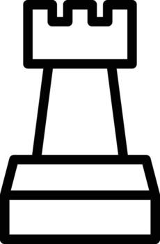 torre icono. sencillo Delgado línea, contorno de proyecto administración íconos para ui y ux, sitio web o móvil solicitud en blanco antecedentes vector