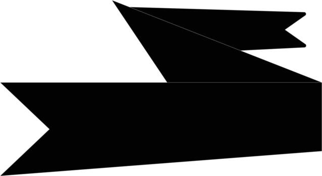 Sash ribbon icon. Simple glyph, flat of Ribbon icons for UI and UX, website or mobile application on white background vector