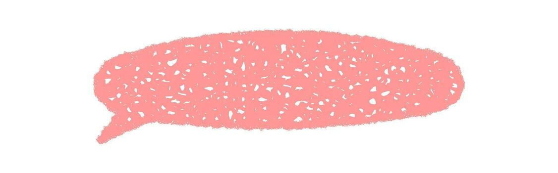 rosado lápiz de color bosquejo fluido charla burbuja soportes fuera con sus orgánico rectángulo forma y hablar mensaje estilo. suave diálogo y habla comentario mezcla en un ilustración para moderno charla comunicación vector