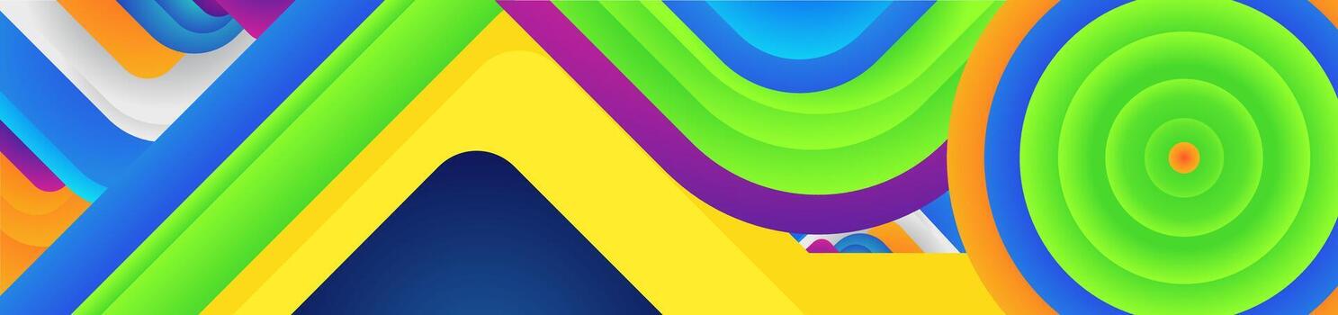 un vistoso resumen antecedentes con un grande circulo en el centrar vector