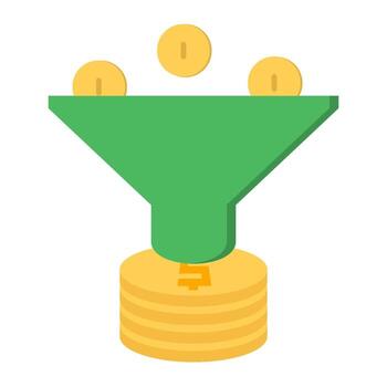 Conversion flat icon vector