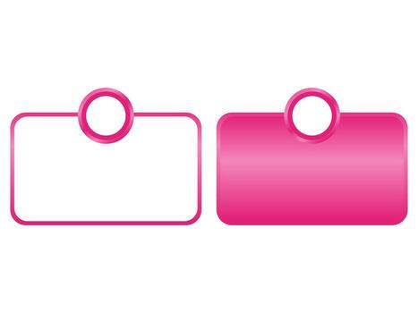 A Graphic Element for Highlighting Key Features, Menu Items, or Important Titles vector