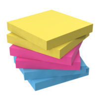 colori atarracado notas isolado em transparente fundo png