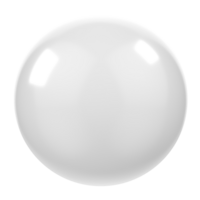 branco bola isolado em transparente fundo png