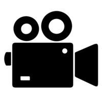 filme Câmera símbolo isolado em transparente fundo png