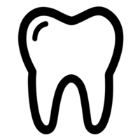 dente símbolo isolado em transparente fundo png