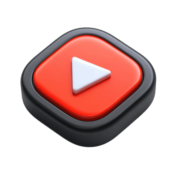 rosso giocare pulsante simbolo per soddisfare creazione isolato su trasparente sfondo png