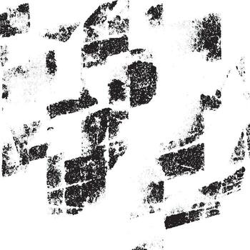 resumen grunge estilo negro y blanco antecedentes con áspero artístico bloques y afligido textura, ideal para carteles, huellas dactilares, digital proyectos, y moderno gráfico diseño vector