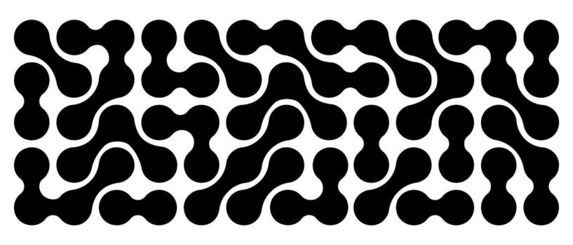 metaball modelo. conectado líquido gotas, orgánico gotas o morph formas antecedentes. moléculas o neuronas aislado en blanco antecedentes. moderno resumen fondo de pantalla. gráfico ilustración vector