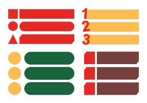 Design template element three option or choice vector