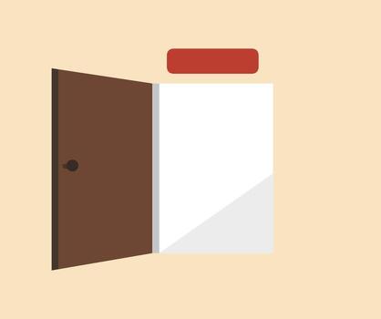 exit door background concept design vector