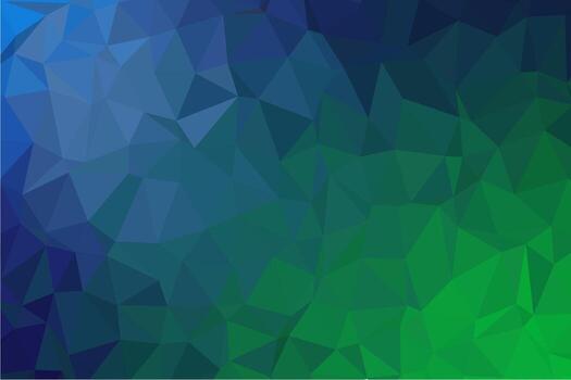 resumen poligonal antecedentes con azul y verde matices creando un geométrico modelo vector