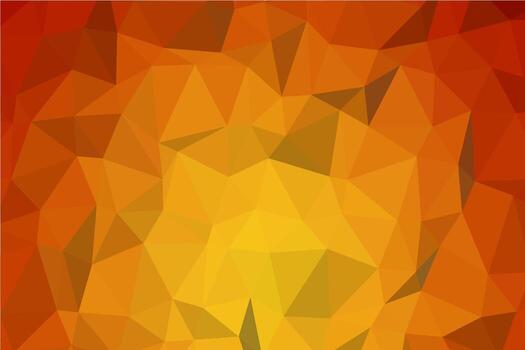 resumen poligonal antecedentes con naranja y amarillo tonos creando un geométrico diseño vector