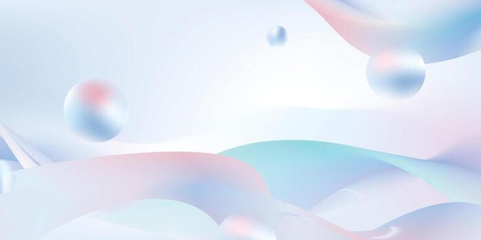 Abstract Gradient Waves with Floating Spheres vector
