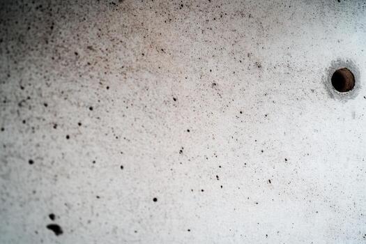 Concrete surface showing texture and imperfections in a construction area photo