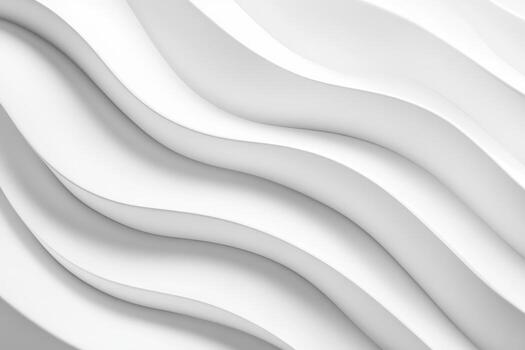 Elegant white waves create a stylish texture in contemporary design photo