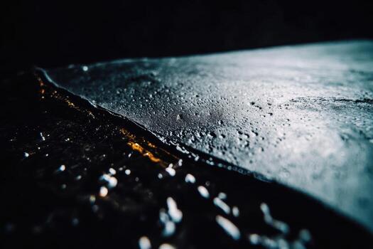 Liquid texture reveals dynamic interplay of light and shadow on surface photo