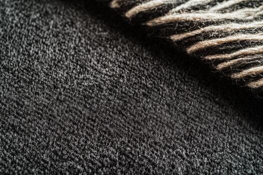 Close-up of textured fabrics with intricate patterns and colors photo