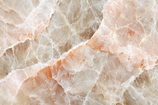 Elegant pink onyx stone with intricate natural patterns in soft tones photo