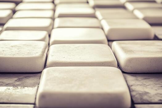 limpiar y suave losas arreglado en un interior diseño exhibiendo moderno diseño foto