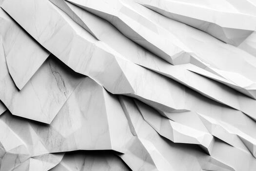 intrincado patrones de en capas blanco Roca crear un sorprendentes moderno diseño foto