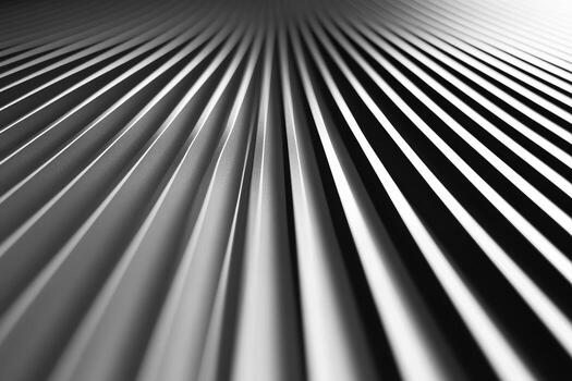 Abstract patterns of parallel lines creating shadows in a monochrome setting photo