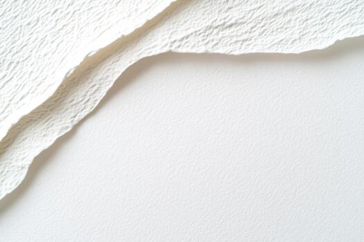 Textured white paper backgrounds with torn edges for art projects photo