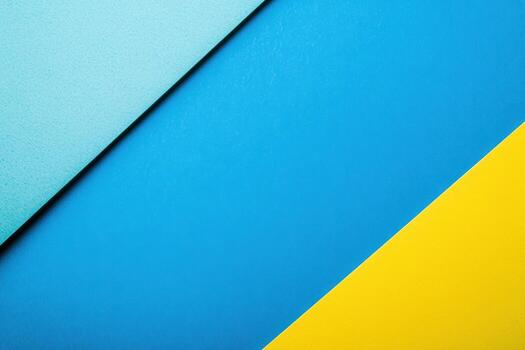 Bright, colorful geometric patterns with blue and yellow tones photo