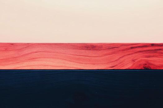 Abstract wood pattern showcasing red and black colors in layered design photo