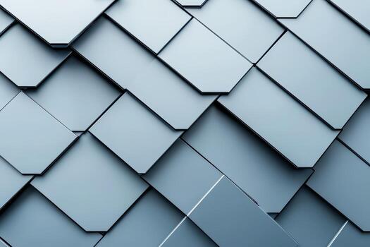 Modern geometric tile pattern creates a striking visual impact in urban design photo
