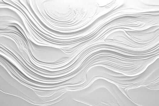 Textured white surface with flowing lines and swirls in artistic design photo