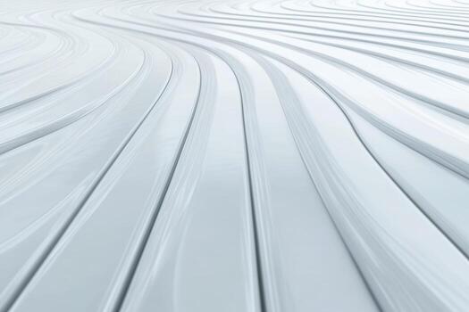 Waves of white shaping a smooth surface in modern design style photo