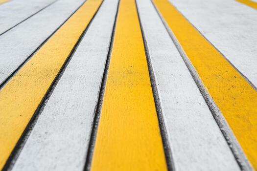 Colorful concrete lines creating a bold pattern in an urban environment photo