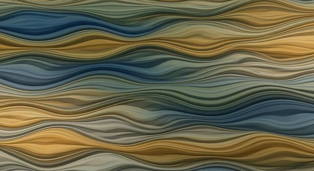Abstract background of flowing colorful wavy lines in earthy tones. photo