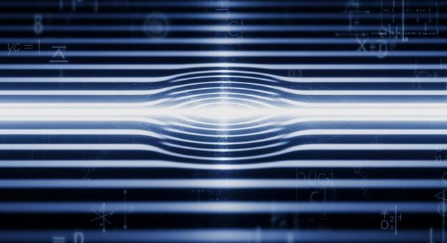 Abstract Data Stream - A Visual Representation of Information Flow. photo