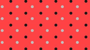 slinga animering av små cirklar rullande vågrätt video