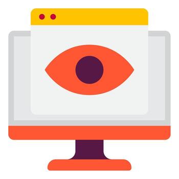 Blogger Icon Illustration for web app vector