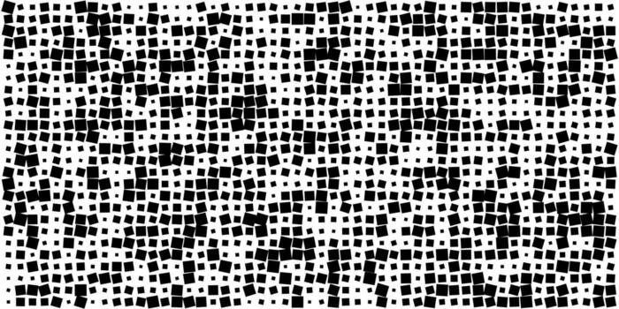 Gradient pixel pattern background with disappearing square elements representing the concept of digital fade technology motion and mosaic disintegration design vector