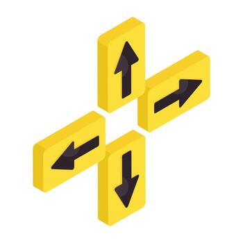 Editable icon of control buttons vector