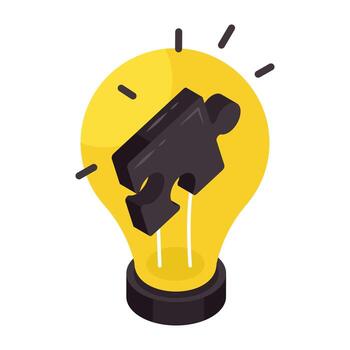 An illustration isometric design of problem solving vector