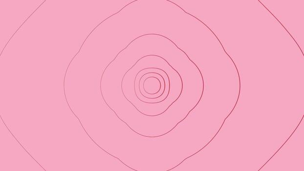 Abstract pink background with concentric shapes forming a tunnel like visual effect design art vector