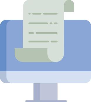 computer documents files flat icon design vector