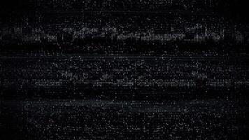 digital tekniskt fel och TV statisk skärm förvrängning med flimmer ljud och analog signal interferens video