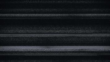 classico televisione statico rumore con problema tecnico interferenza su un' distorto schermo sfondo ciclo continuo video
