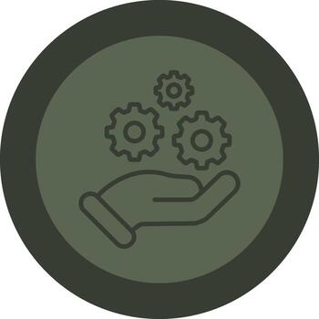 Data Center Futuristic UI Mark vector