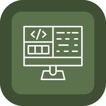 programación agudo lineal borde marca vector