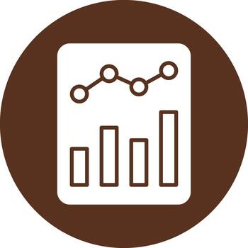 Predictive Analytics Bold Mobile App Graphic vector