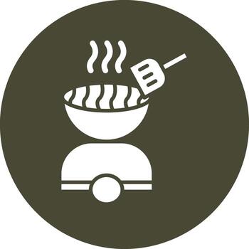 Barbecue Custom Line Based Element vector
