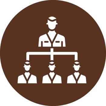 Team Structure Wireframe Mobile App Design vector