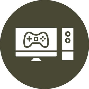 computadora juego limpiar bosquejo estilo formar vector